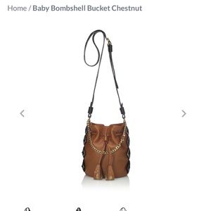 GG Maull Chestnut Baby Bombshell Bucket Bag